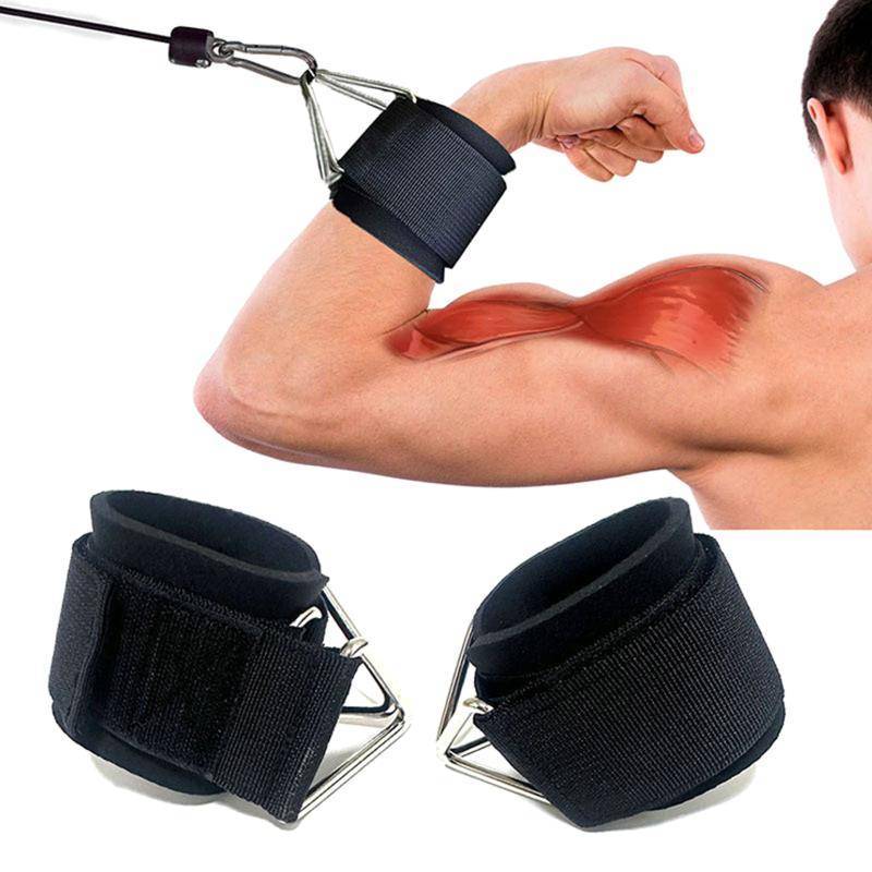 [KvJJL-t] Dây đeo cổ tay tập thể dục Dây đeo hỗ trợ có thể điều chỉnh cho máy cáp Dây quấn cử tạ chắc chắn cho các bài tập kéo lên mới