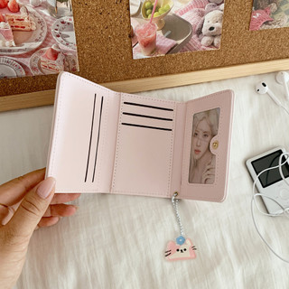 Ví nữ in hình động vật dễ thương Ví da PU hàng ngày Mang theo thiết yếu Ví đựng tiền mặt dung tích lớn