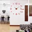 Maybest 1Pc 3D Wall Clo Mirror Wall Stiers Creative DIY Wall Clos Thiết kế hiện đại Đồng hồ kim thạch anh Tắt tiếng Trang trí nội thất {VN}