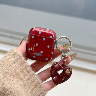 Ốp Lưng Cho AirPods Pro3 Pro2 Pro AirPods 4 3 2 1 Apple Tai Nghe Không Dây Bảo Vệ Tai Nghe Màu Hồng Xanh Có Dây Xích Rượu