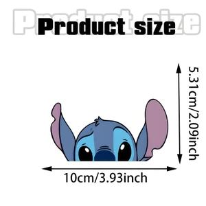 Phim hoạt hình dễ thương Stitch Dán cửa sổ ô tô Nhãn dán tường trang trí Nhãn dán sáng tạo
