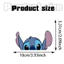 Phim hoạt hình dễ thương Stitch Dán cửa sổ ô tô Nhãn dán tường trang trí Nhãn dán sáng tạo