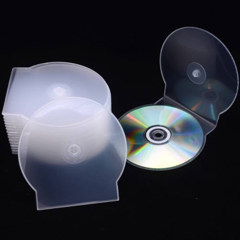 NS 1 / 3 Chiếc Nhựa Trong Suốt Đơn Mảnh Đĩa Tròn Hộp CD Thiên Tính CD DVD Hộp Đĩa Đĩa Hộp Bảo Quản NS