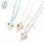 Dây thắt nút thủ công Mặt dây chuyền trái tim Nelace Dây chuyền áo len thời trang Staable Star Pearl Nelace dành cho nữ Quà tặng trang sức