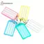 Cheenm 10 chiếc Thẻ chìa khóa vỏ sò trong suốt bằng nhựa Nhãn phân loại VN