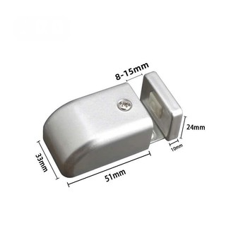 [Hỷ] [COD]  Định Vị Chặn Cửa Lùa Chất Lượng 8-15mm - Màu Bạc, Dễ Dùng, Bền, Đẹp