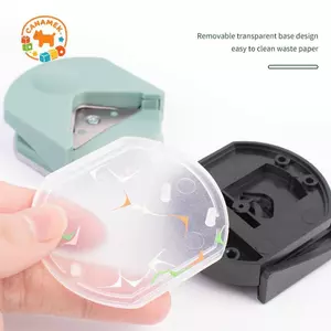 CANAMEK Mini Di Động Góc Tròn Tông Đơ Giấy Đấm DIY Thẻ Giấy Cắt Ảnh Vật Dụng Văn Phòng Cắt Góc Ảnh Tông Đơ CSF