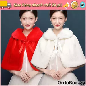 ORDOBOX Sang Trọng Quấn Nữ Dày Áo Mềm Phụ Kiện Cưới Áo Cưới Áo Khoác Lông Thanh Lịch Khăn Choàng