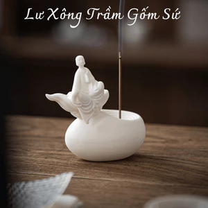 Lư Xông Trầm Gốm Sứ - CXNP181