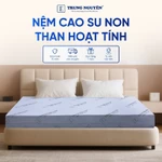 Nệm cao su non than hoạt tính kết hợp với Memory foam cao cấp, kháng khuẩn, chống nấm mốc, bảo vệ sức khỏe, đệm cao su — ảnh 1