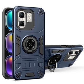 Dành Cho infinix Hot 50i X6531 / Smart 9 Ốp điện thoại Nhẫn Đứng Giáp Lưng Cứng Bảo Vệ Hạng Nặng Khung TPU Mềm Chống Sốc Mỏng Bao