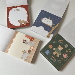 Giấy note ghi chú trang trí sổ Winter series Furukawa