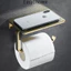 【 KOHLER 】Giá treo khăn giấy đồng thau dày đặc, giá treo giấy cuộn phòng tắm, móc đôi, máy phân phối giấy vệ sinh, hộp k