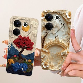 Ốp Bảo Vệ Camera Cho Tecno Camon 20 CK6 CK6n / Camon 20 Pro 4G CK7n / Camon 20 Pro 5G CK8n Vỏ Mềm Không Gian Thời Trang