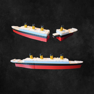 Split In Half Titanic Bath Boat And Pool Toy