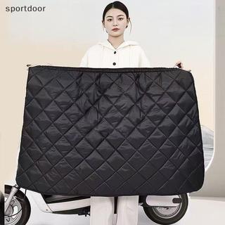 [sportoutdoor] 1 Cái Bảo Vệ Chân Chống Gió Ấm Áp Lông Cừu Dày Xe Điện Gió Váy Dài Đến Đầu Gối Cho Xe Đạp Điện [out]