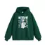 Hatsune Miku Co Áo Hoodie Có Mũ Trùm Đầu Phong Cách Anime Dáng Rộng Hợp Thời Trang