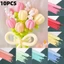 10 Chiếc Kim Loại Bóng Bay Dài Ma Thuật Xoắn Bong Bóng Cao Su Để Trang Trí Tiệc Sinh Nhật Sự Kiện Và Bong Bóng Động Vật Làm Đồ Dùng