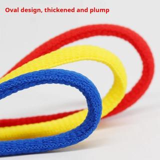 Dây giày hình bầu dục rộng 0,6 cm, unisex, dây buộc chất lượng cao cho giày thể thao và giày bóng rổ, có nhiều màu, 1 đôi