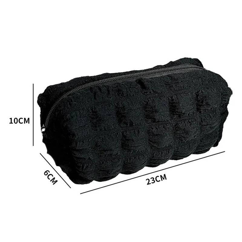 Springevenstar Túi Đựng Mỹ Phẩm Màu Trơn Hộp Đựng Bút Chì Sáng Tạo Túi Gối Dung Tích Lớn Cho Bé Gái Đồ Dùng Học Tập Hộp Văn Phòng Phẩm Springevenstar