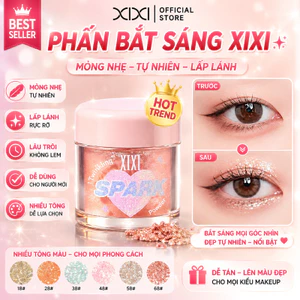 Xixi Phấn Bắt Sáng – Mỏng Nhẹ, Tự Nhiên, Lấp Lánh, Lâu Trôi, Không Lem, Dễ Dùng & Nhiều Tông D726