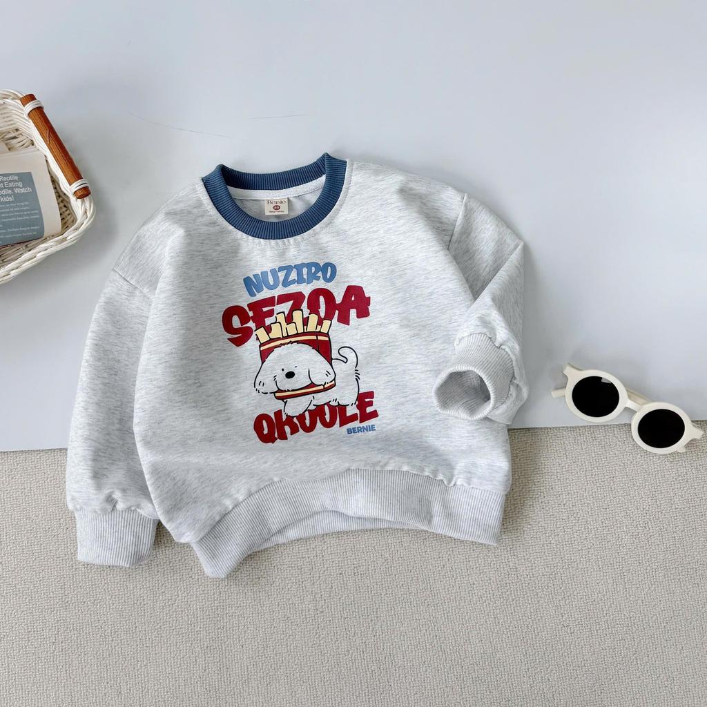 [BiBeo Kids] Bộ Quần Áo Thu Đông Bé Trai NUZIRO Da Cá Cún Con – Bộ Dài Tay 2 Da Mềm Mại, Form Đẹp Thoải Mái
