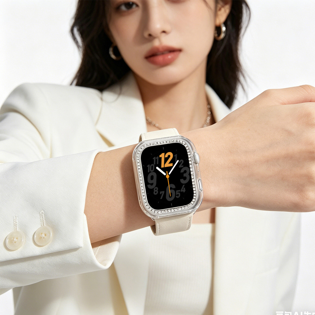Ốp lưng PC rỗng cứng kim cương cho Huawei Watch Fit 5 Pro / Fit 5 vỏ bảo vệ