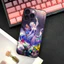 TP-1 Kamisato A-Ayaka Game Ốp Điện Thoại IPhone 17 16 15 14 13 12 11 Pro Max Plus Mini Đen Mờ Vỏ Mềm Funda