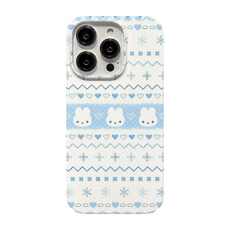 Ốp Điện Thoại Fil Island Miffy Rabbit QYJS Thích Hợp Cho IPhone 16 15 14 13 ProMax 12 PRO 17 AIR 11 7 8 PLUS XR XSMAX Ốp Lưng Cứng Niche Film Premium