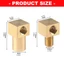 Đầu nối máy in 3D Yoo Metal Đầu nối ống kim loại lắp góc 90 độ