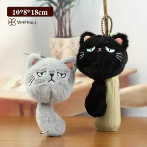 < WHPHous-t > 1 Mảnh Cô Gái Bapa Trang Trí Búp Bê Mèo Sang Trọng Dễ Thương Mặt Dây Chuyền Cặp Đôi Túi Móc Khóa Quà Tặng Trang Trí Đẹp
