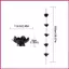 Dây Xích Bắt Mưa Sắt Có Thể Điều Chỉnh Hình Hoa Gutter Dây Xích Downspout Cho Gia Đình Ngoại Thất Sân Vườn Ngoài Trời shopidaevn