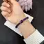 Vòng tay thạch anh tím - Miếng đệm vàng hạt kim tự nhiên bằng đá tự nhiên - Tăng cường sự tự tin quyến rũ & hoa đào may mắn - Unisex Business