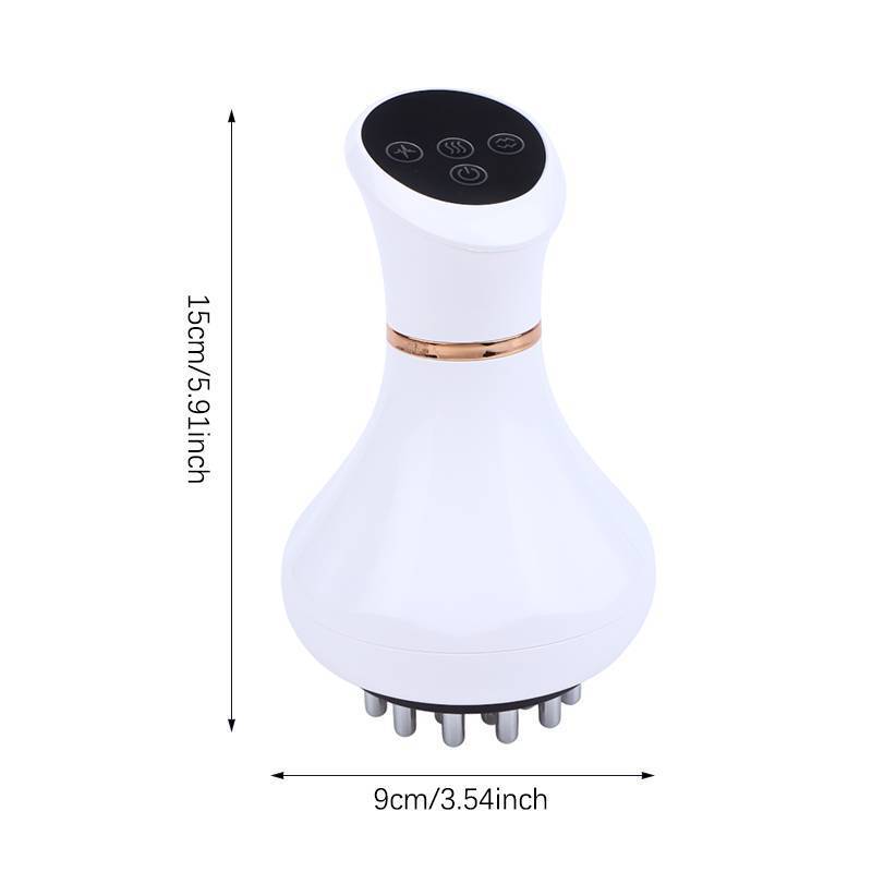 HFSHY Điện Nóng Máy Mát Xa Ấm Moxibustion Guasha Dụng Cụ Nén Nóng Không Dây Cạo Cơ Thể Vật Lý Trị Liệu Ba Mặt Massage VN