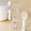 Muôi Múc Cơm Chống Dính Cao Cấp Chân Đế Silicon Tự Đứng Nhựa Chịu Nhiệt An Toàn Sức Khỏe Dễ Vệ Sinh