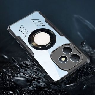 Vỏ Từ Tính Thích Hợp Cho OPPO Realme Note 80 70 70T 60 60X 50 4G 5G Ốp Lưng Thoáng Khí Trong Suốt Mỏng Tản Nhiệt Tough Chống Rơi Esports Cover 20-21