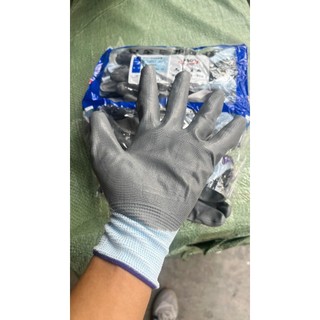 1 lố (12 đôi) Găng tay lao động phủ sơn / găng tay sợi / các loại găng tay lao động AIMVUKES