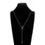 PNPIA- Ladies Tối Giản Hình Bầu Dục Thả Ba Dây Xích Nelace Dài Lariat Phong Cách Cho Đầm Baless Gợi Cảm Tuyên Bố Trang Sức