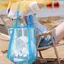 PNPIA- Túi xách lưới ngoài trời lớn Túi đựng đồ chơi trẻ em Túi lưu trữ Tote bền cho hoạt động bơi lội và bể bơi trên bãi biển