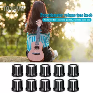 Toyuvn Núm chiết áp 10 chiếc Núm điều chỉnh âm lượng đàn guitar cho âm trầm