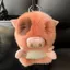 GUSTAVA Pig Thú Nhồi Bông Móc Khóa Sang Trọng, Họa Tiết Lợn Hỗ Trợ Cảm Xúc Đồ Chơi Sang Trọng, Mềm Mại Dễ Thương Thú Nhồi Bông Sang Trọng Móc Khóa
