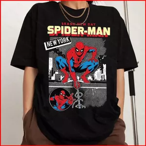 GC1 2026 Người Nhện Thương Hiệu Ngày Mới Anime Tay Ngắn Top Siêu Anh Hùng Mùa Hè Áo Thun GC1