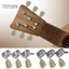 Toyuvn Đầu máy Dễ dàng cài đặt Bộ chỉnh dây Chống rỉ cho Đàn Guitar Điện Dân gian