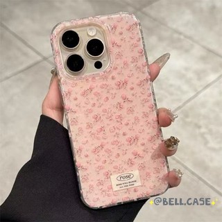 Áp dụng cho IPhone 17 16 15 14 13 12 11 Pro Max XR XS MAX Hồng lãng mạn Rose trường hợp điện thoại