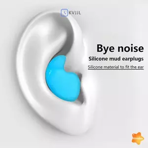 16 CÁI Nút tai silicon có thể tái sử dụng Nút tai sáp silicon có thể tái sử dụng Nút tai bơi có thể đúc Giảm tiếng ồn Bảo vệ khi ngủ mới