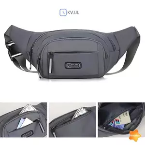 Túi thắt lưng vải Oxford mới dành cho nam nữ đa chức năng dung tích lớn không thấm nước máy tính tiền ngực túi thắt lưng túi mới