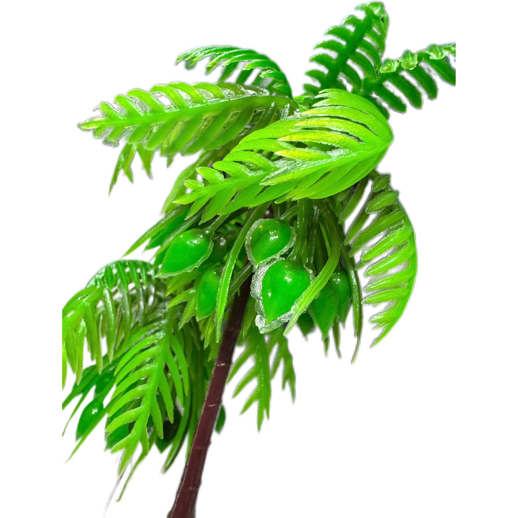Bụi Dừa Nhân Tạo Trang Trí Bể Cá, Tiểu Cảnh (Cao 16cm)