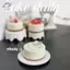 HFTOY 1 Cái Nhà Búp Bê Thu Nhỏ Mô Phỏng Đất Sét Dâu Trái Cây Bánh Mô Hình Thực Phẩm Mini Cho Nhà Búp Bê Phụ Kiện Đồ Chơi Làm Bánh Dễ Thương ~