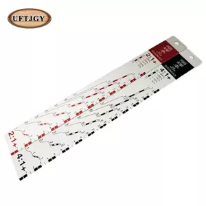 Thước tỷ lệ trộn sơn Nhôm 2: 1 / 4: Sơn ô tô sơn ô tô