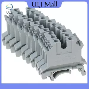 ULJ 10 chiếc Rail Terminal Blo Universal Panel Mount UK 2.5B 32A Kết nối vít.
